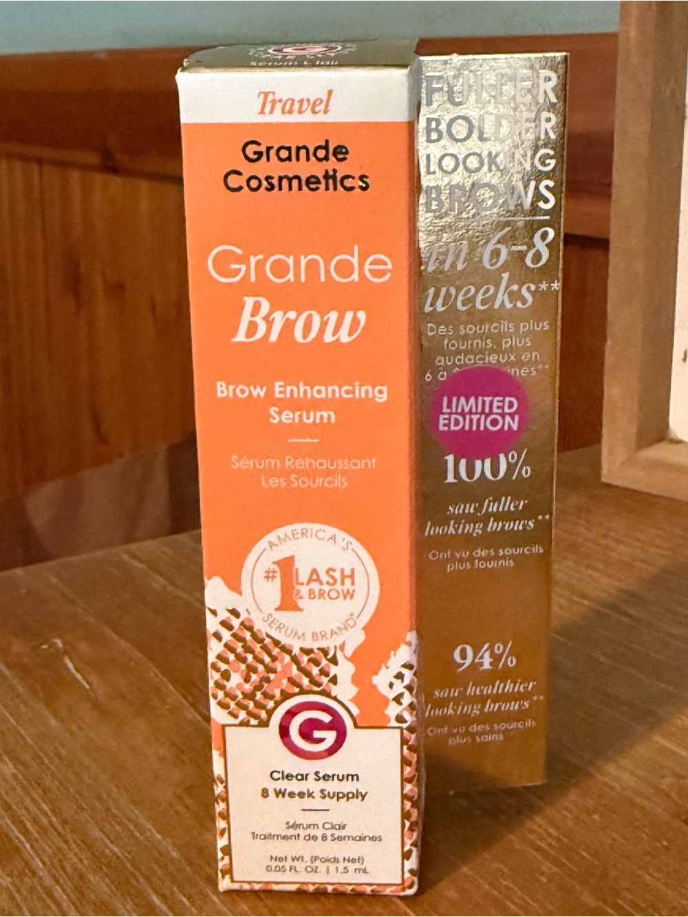 Grande Brow Brow Enhancing Serum - Clear (Travel)